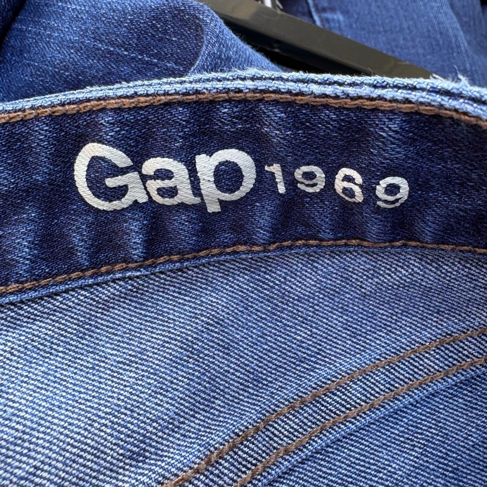 Gap Womens 27r Perfect Boot Blue Jeans Blue Mid Rise Bootcut Stretch Denim - Picture 4 of 7